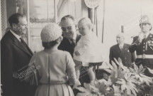 Portrait de S.A.S. le Prince Rainier III et de S.A.S. le Prince Albert II.