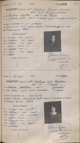 Médecin, Jeanne, Adrienne