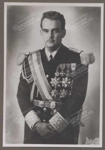 S.A.S. le Prince Rainier III, portrait.