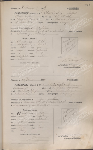 Auréglia, née Braquetti, Jeanne, Catherine