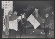 Bénédiction du drapeau.