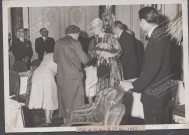 Remise de bouquet.