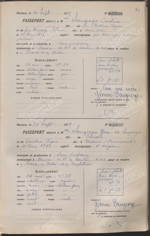 Sangiorgio, Caroline