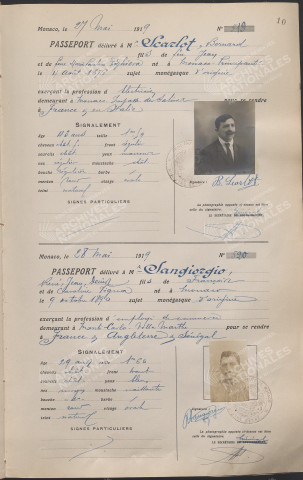 Sangiorgio, René, Jean, Denis