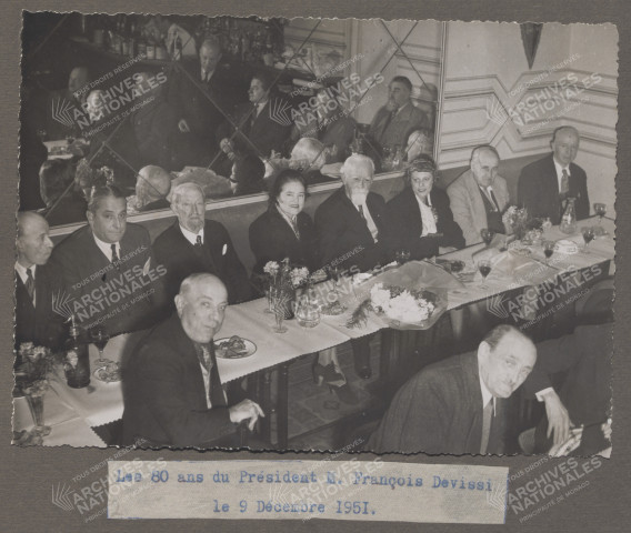 Vue de table.