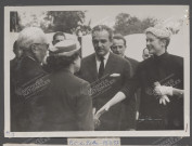 Arrivée de la Princesse Grace et de S.A.S. le Prince Rainier III.