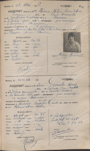 Médecin, Hélène, Léonore, Victorine, Pierrine