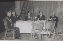 Vue de la table des personnalités du palais.