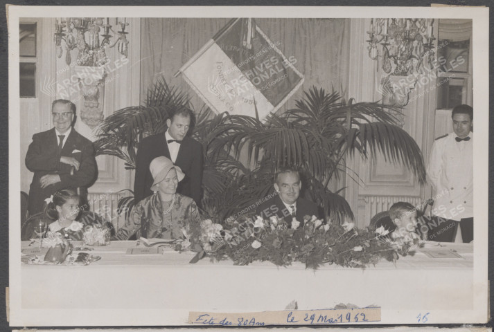 Vue de la table princière.