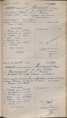 Marquet, née Servetti, Thérèse