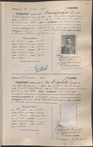 Sangiorgio, Georges