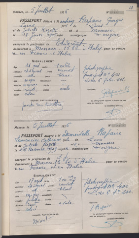 Rapaire, Georges, Louis
