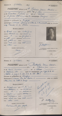 Rapaire, Jeanne, Albertine