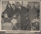Madame Sangiorgio, le président et la vice-présidente de l'Amicale des Aînés monégasques.
