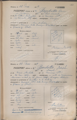 Barbotto, née Médecin, Philomène