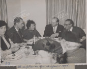 Vue de la table d'honneur.