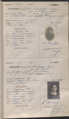 Sangiorgio, Marie