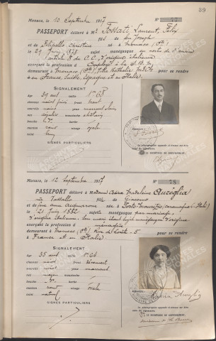 Auréglia, née Vassallo, Cesira, Madeleine