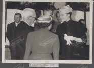 Arrivée de la Princesse Grace et de S.A.S. le Prince Rainier III.