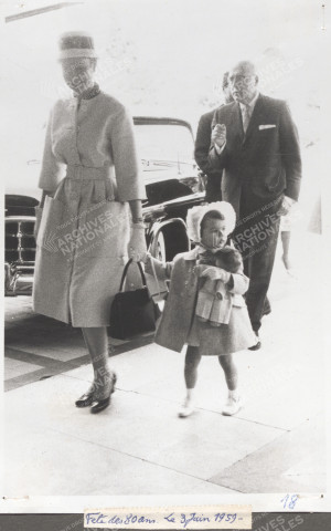 Arrivée de la famille princière.