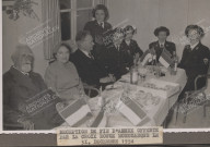 Les membres du Conseil d'administration à la table d'honneur.