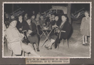 Vue des tables en extérieur.