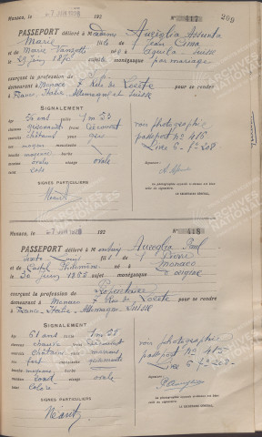 Auréglia, Paul, Sixte, Louis