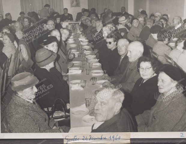 Vue de la table d'honneur.