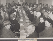 Vue de la table d'honneur.