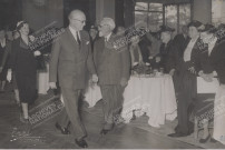 Accueil de S.A.S. la Princesse Antoinette et de S.A.S. le Prince Pierre.