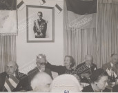 Vue de la table d'honneur.
