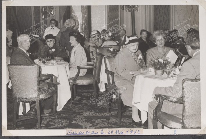 Vue des tables.