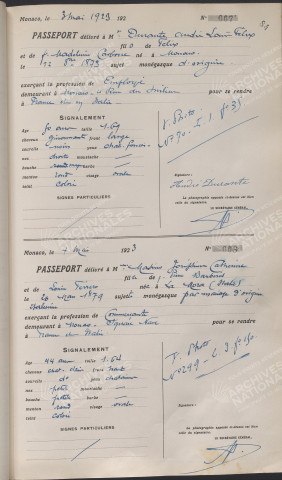 Durante, André, Louis, Félix