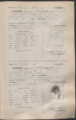 Marquet, née Servetti, Thérèse